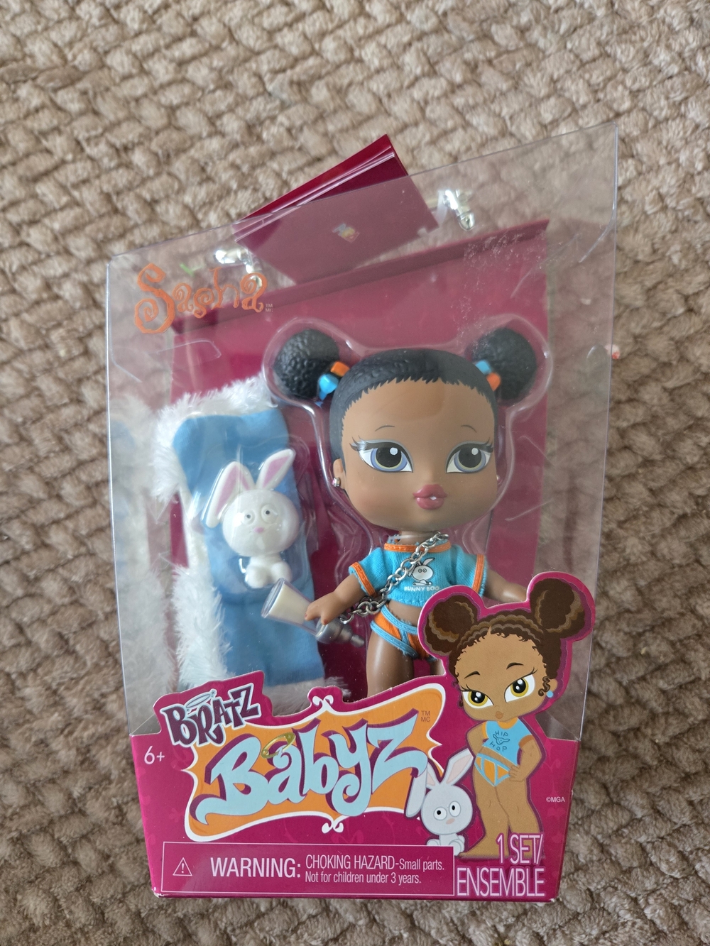 Bratz Babyz Sasha NIB Bunny Boo Pet MGA Collectible Doll
